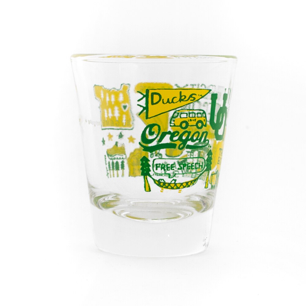 Ducks Spirit, Neil, Yellow, Shots & Pints, Glass, Home & Auto, Julia Gash design, 506612